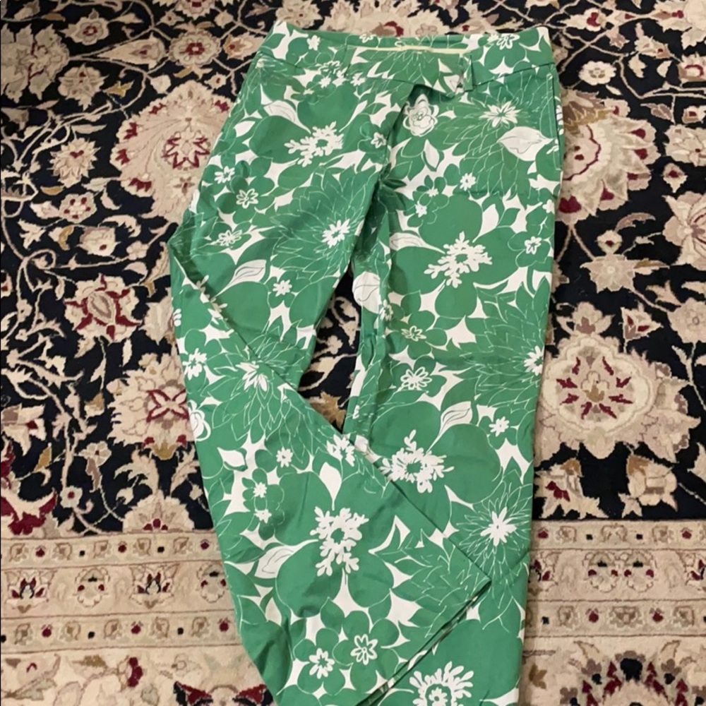 Vintage style print pants